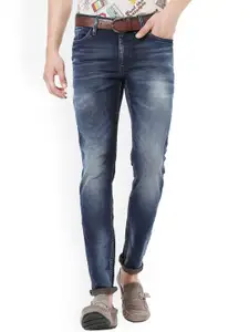 Allen Solly Men Blue Slim Fit Mid-Rise Clean Look Stretchable Jeans