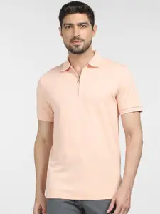 SELECTED Polo Collar Short Sleeves Slim Fit T-shirt
