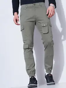 British Club Men Smart Slim Fit Low-Rise Joggers