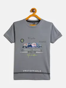 Duke Boys Typography Printed Slim Fit Cotton Casual T Shirt