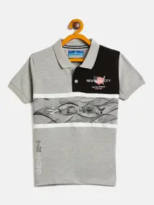 Duke Boys Typography Printed Polo Collar Slim Fit Cotton Casual T Shirt