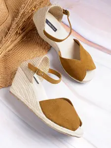Nautica Women Peep Toe Wedge Heels