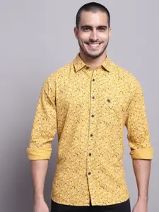 Cantabil Comfort Opaque Printed Cotton Casual Shirt