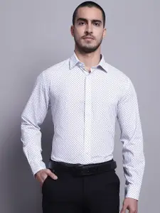 Cantabil Comfort Opaque Printed Cotton Formal Shirt