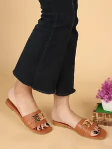 XE Looks Women Embellished Comfortable Open Toe Flats