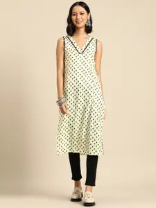 Sangria Floral Printed Floral Kurta