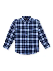 Gini and Jony Infant Boys Checked Cotton Casual Shirt