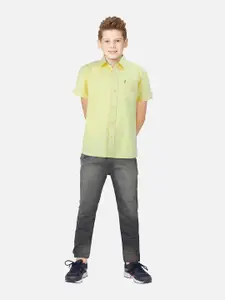 Gini and Jony Boys Opaque Cotton Casual Shirt