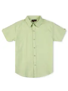 Gini and Jony Infants Boys Opaque Cotton Casual Shirt
