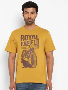 Royal Enfield Graphic Printed Pure Cotton T-Shirt