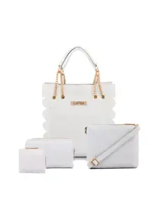 LaFille Set of 4 PU Structured Handbags