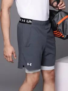 UNDER ARMOUR Men Brand Logo Printed Detail Slim Fit Vanish Woven 2-In-1 Shorts