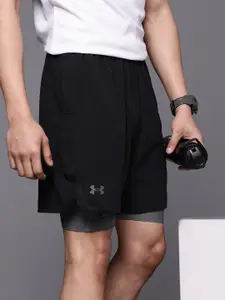 UNDER ARMOUR Men Mid-Rise Skinny Fit Heat Gear Compression Shorts