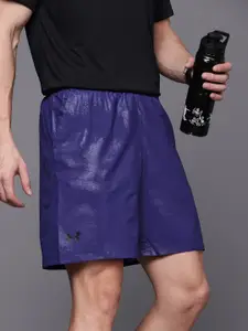 UNDER ARMOUR Men Mid-Rise Loose Fit Woven Emboss Shorts
