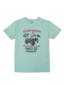 Gini and Jony Boys Printed Cotton T-shirt