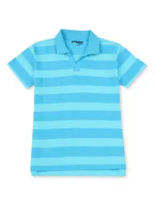 Gini and Jony Infant Boys Striped Polo Collar Cotton T-shirt