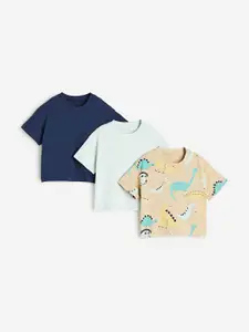 H&M Boys 3-Pack Pure Cotton T-Shirts