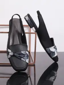 Metro Printed Block Heel Mules