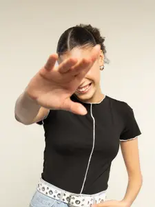 DeFacto Striped Round Neck T-shirt