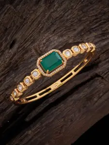 Kushal's Fashion Jewellery Women Kundan Gold-Plated Kada Bracelet