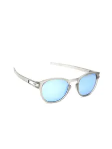 OAKLEY Men Polarised & Mirrored Oval Sunglasses 0OO926592653253