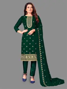 APNISHA Ethnic Motifs Embroidered Unstitched Dress Material