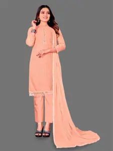 APNISHA Embroidered Unstitched Dress Material