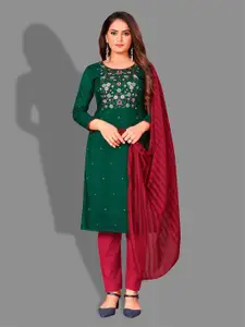 APNISHA  Yoke Design Embroidered Unstitched Dress Material