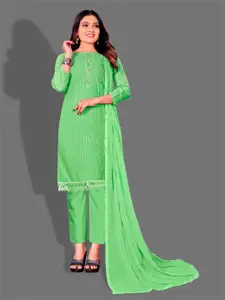 APNISHA Ethnic Motifs Embroidered Sequined Unstitched Dress Material