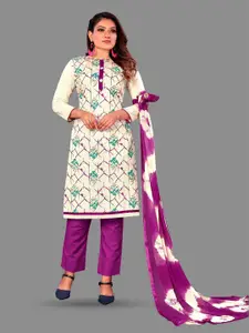 APNISHA Printed Unstitched Dress Material