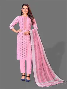 APNISHA Ethnic Motifs Woven Design Unstitched Dress Material