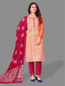 APNISHA Printed Unstitched Dress Material