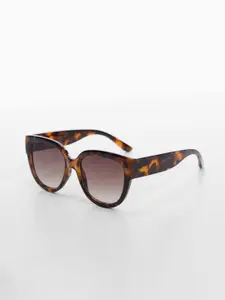MANGO Women Brown Lens &  Round Sunglasses