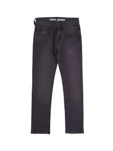 Pepe Jeans Boys Slim Fit Clean Look Stretchable Jeans