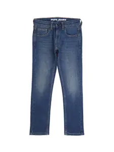 Pepe Jeans Boys Slim Fit Clean Look Light Fade Stretchable Jeans