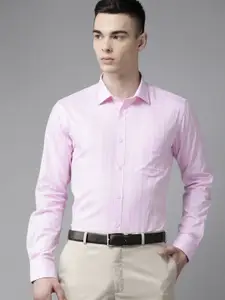 Park Avenue Men Pure Cotton Slim Fit Striped Formal Shirt