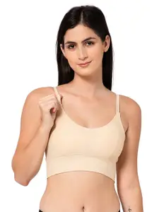 INFINIUM Full Coverage Lightly Padded All Day Comfort Dry Fit Seamless Camisole Bra