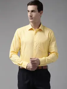 Park Avenue Slim Fit Printed Pure Cotton Formal Shirt