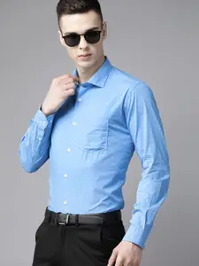 Park Avenue Pure Cotton Slim Fit Printed Formal Shirt
