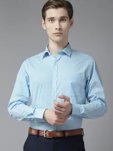 Park Avenue Men Pure Cotton Slim Fit Printed Formal Shirt