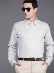 Raymond Pure Cotton Slim Fit Textured Formal Shirt
