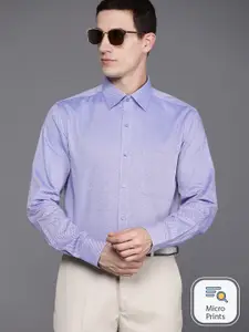 Raymond Pure Cotton Slim Fit Textured Formal Shirt