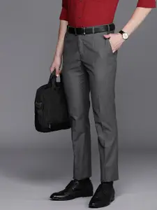 Raymond Men Solid Slim Fit Formal Trousers