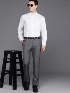 Raymond Pure Cotton Slim Fit Micro Printed Formal Shirt