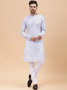 See Designs Printed Regular Pure Cotton Kurta with Pyjamas
