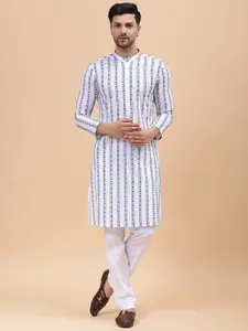 See Designs Embroidered Regular Pure Cotton Kurta with Pyjamas