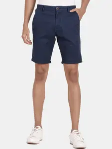 t-base Men Regular Fit Mid-Rise Shorts