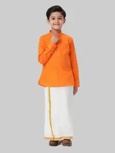 Ramraj Boys Breeze Cotton Kurta With Dhoti