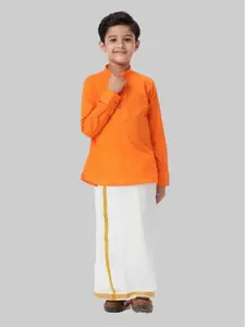 Ramraj Boys Breeze Cotton Kurta with Dhoti