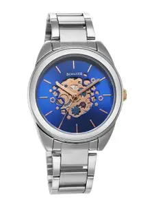 Sonata Women Unveil 2.0 Printed Dial Bracelet Style Straps Analogue Watch 8182KM03